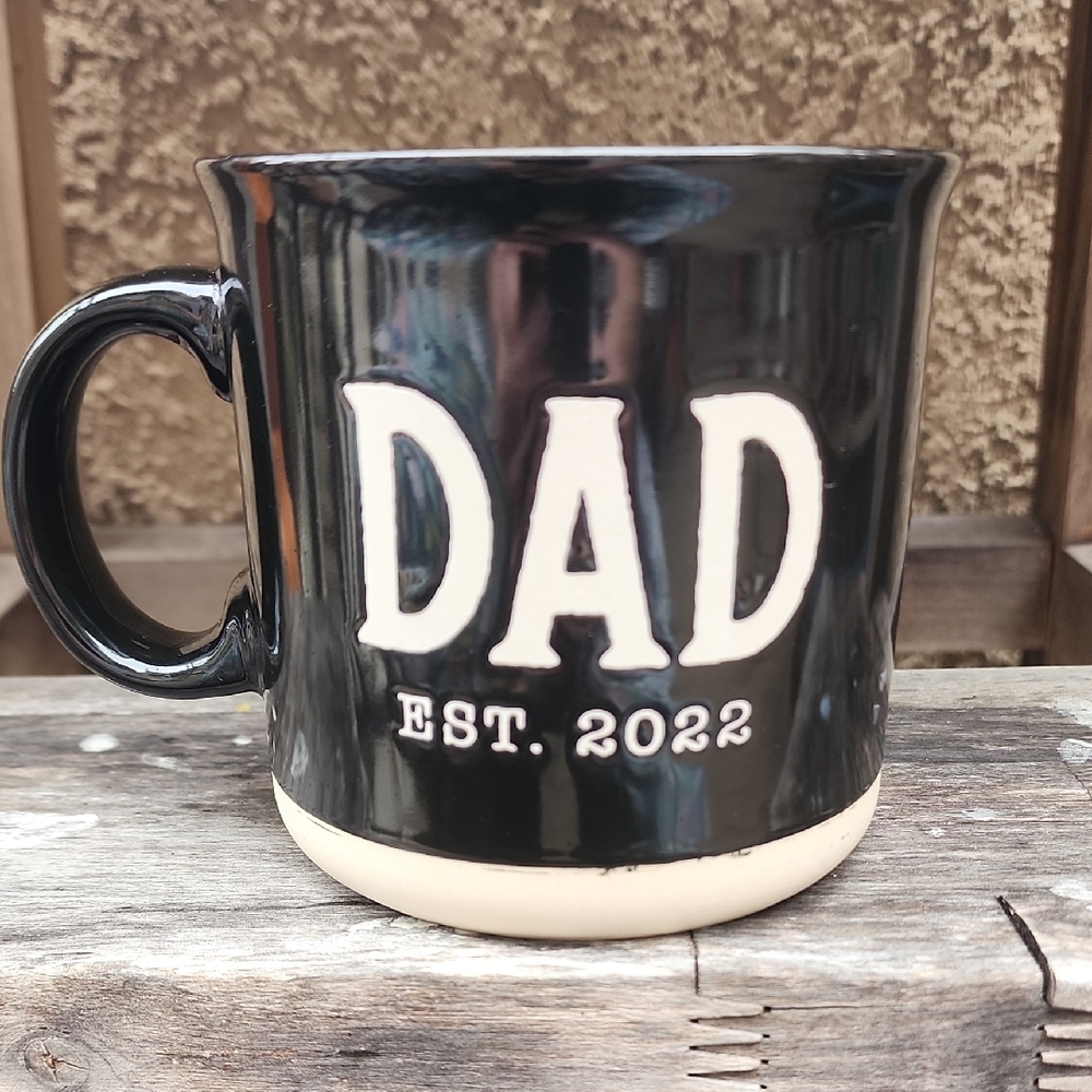 Brooks Brothers Dad Mug Black And Cream